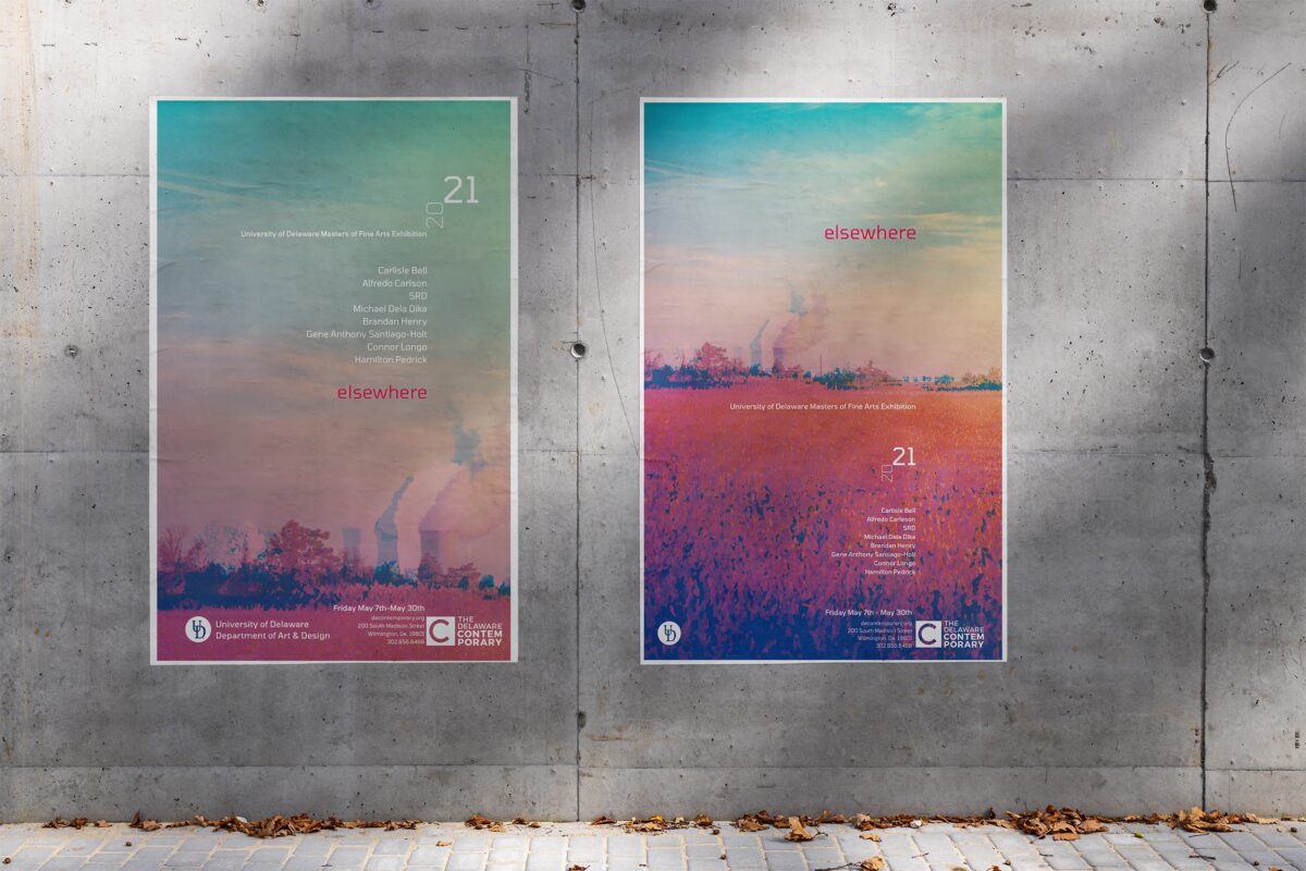 Elsewhere weatpasted 24x36 posters